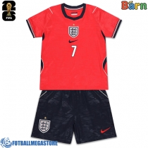 Fotballdrakt Barn England Bukayo Saka #7 Bortedraktsett VM 2026 Kortermet (+ Korte bukser)